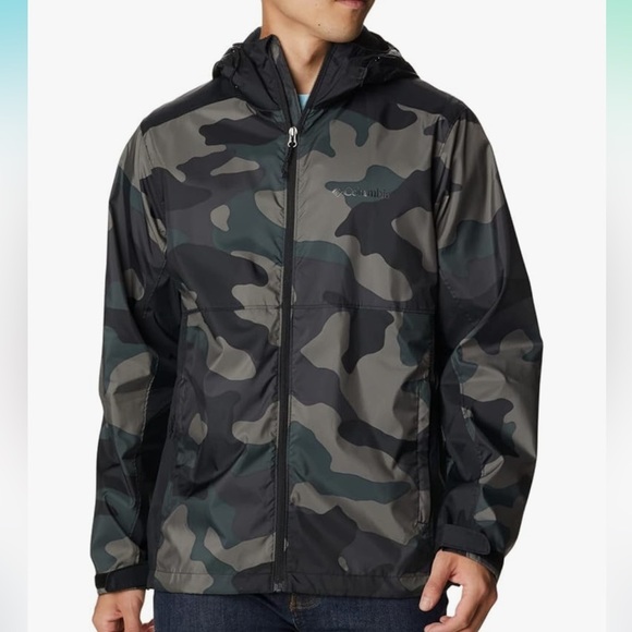 Columbia Men's Camo Glennaker Springs Jacket‎ size small - like new condition - Picture 1 of 7
